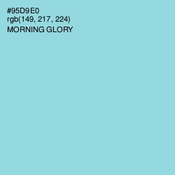 #95D9E0 - Morning Glory Color Image
